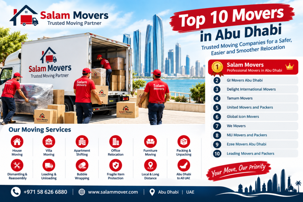 Top 10 Movers in Abu Dhabi