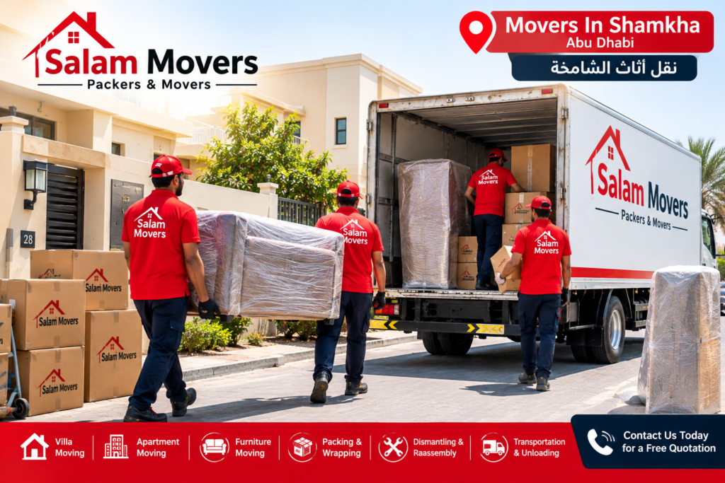 Movers in Shamkha Abu Dhabi | نقل أثاث الشامخة