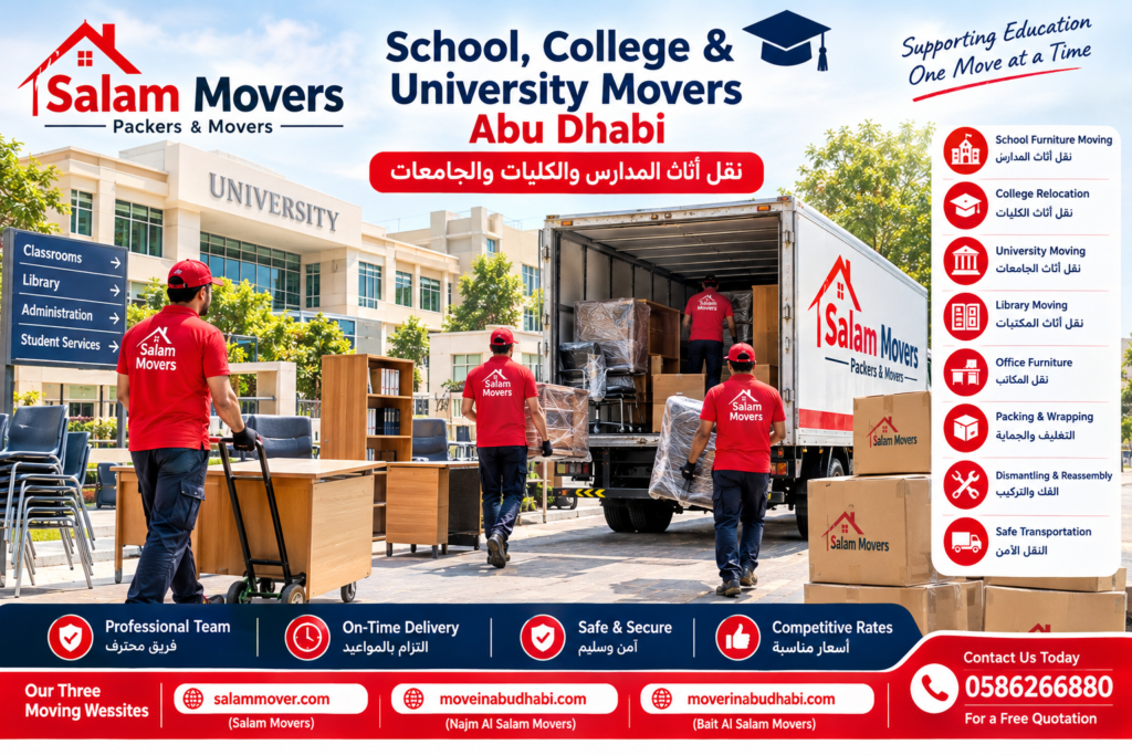School, College & University Movers Abu Dhabi